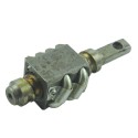 Wałek kolumny kierowniczej / 132 mm / Kubota L1802 / L2002 / L2202 / L2402 / L2602 / L2802 / L3202 / L3602 / L4202