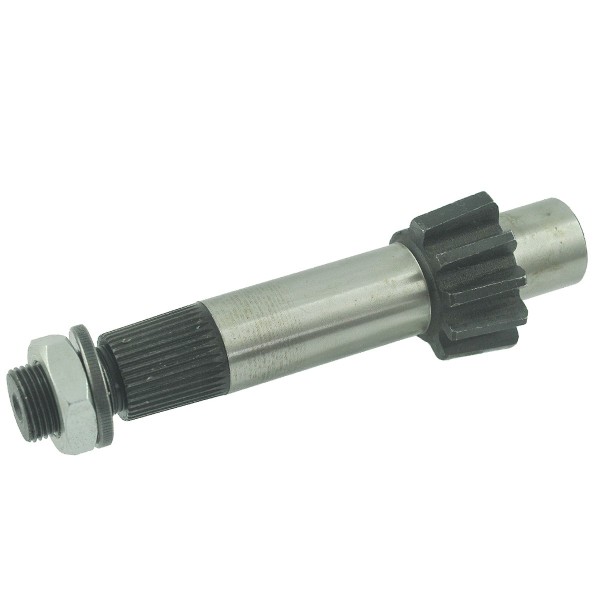 Steering gear shaft / 25.70 x 163 mm / 36T / Yanmar
