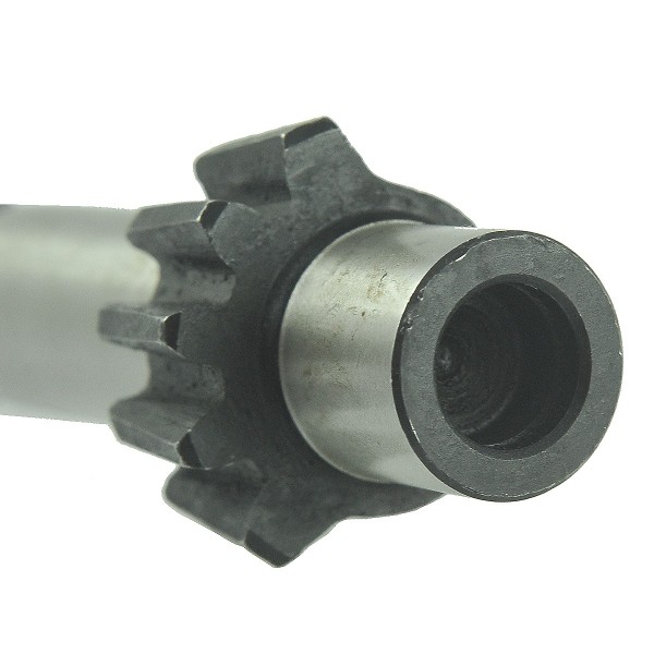 Steering gear shaft / 25.70 x 163 mm / 36T / Yanmar