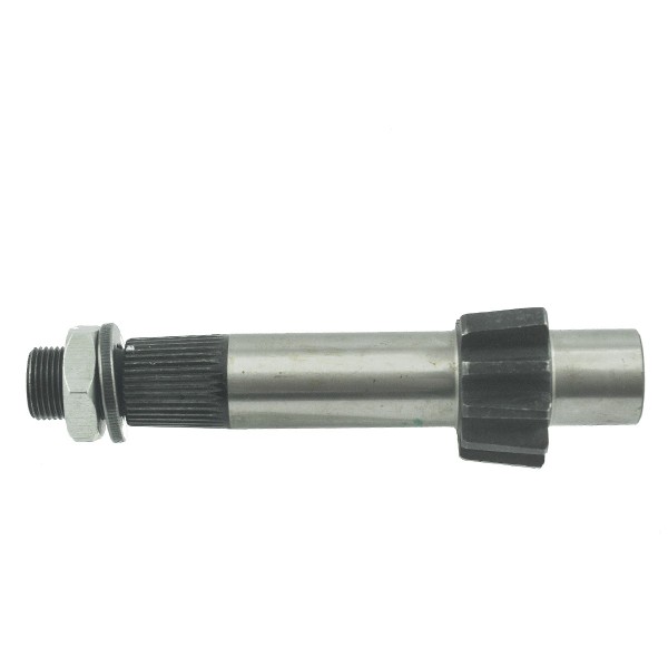 Steering gear shaft / 25.70 x 163 mm / 46T / Yanmar