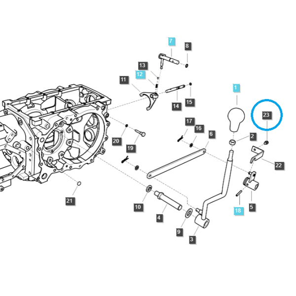 Vis M8 x 1,25 x 16 / S153081633 / Tracteur Ls 40028919