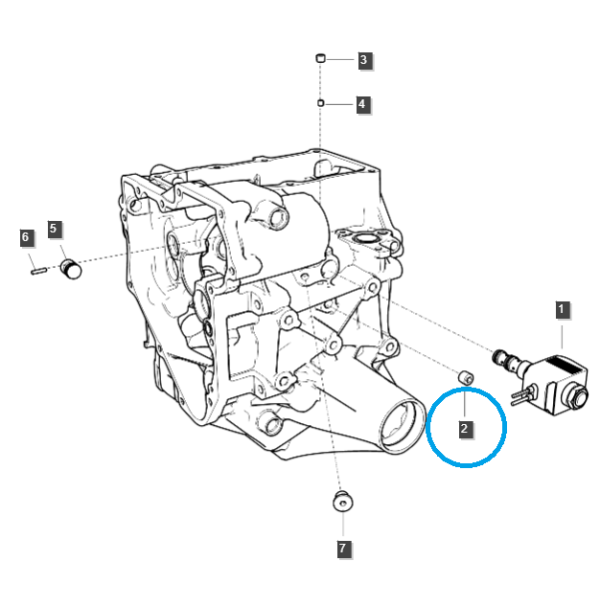Korek zaślepka oleju 1/4 / A0610168 / LS Tractor / nr 40012845 | Traktor.com.pl