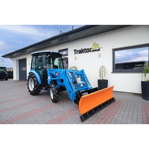 Tracteur LS MT3.40 HST avec cabine, chargeur frontal et chasse-neige avec châssis Euro 4FARMER