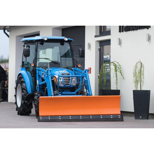Tracteur LS MT3.40 HST avec cabine, chargeur frontal et chasse-neige avec châssis Euro 4FARMER