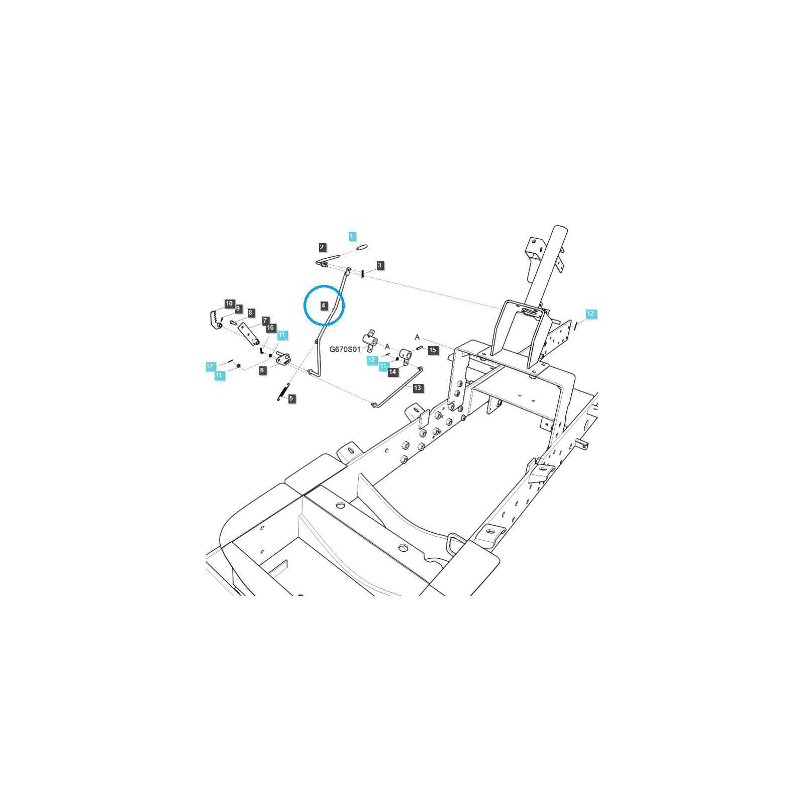 Tempomatkabel / TRG292 / LS Tractor / Nr. 40285273
