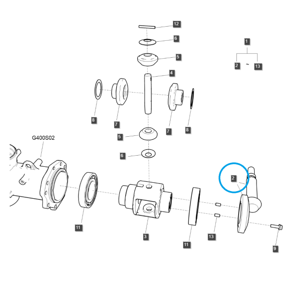 Plate wheel, front reduction gear / G400 / Ls Tractor 40406971