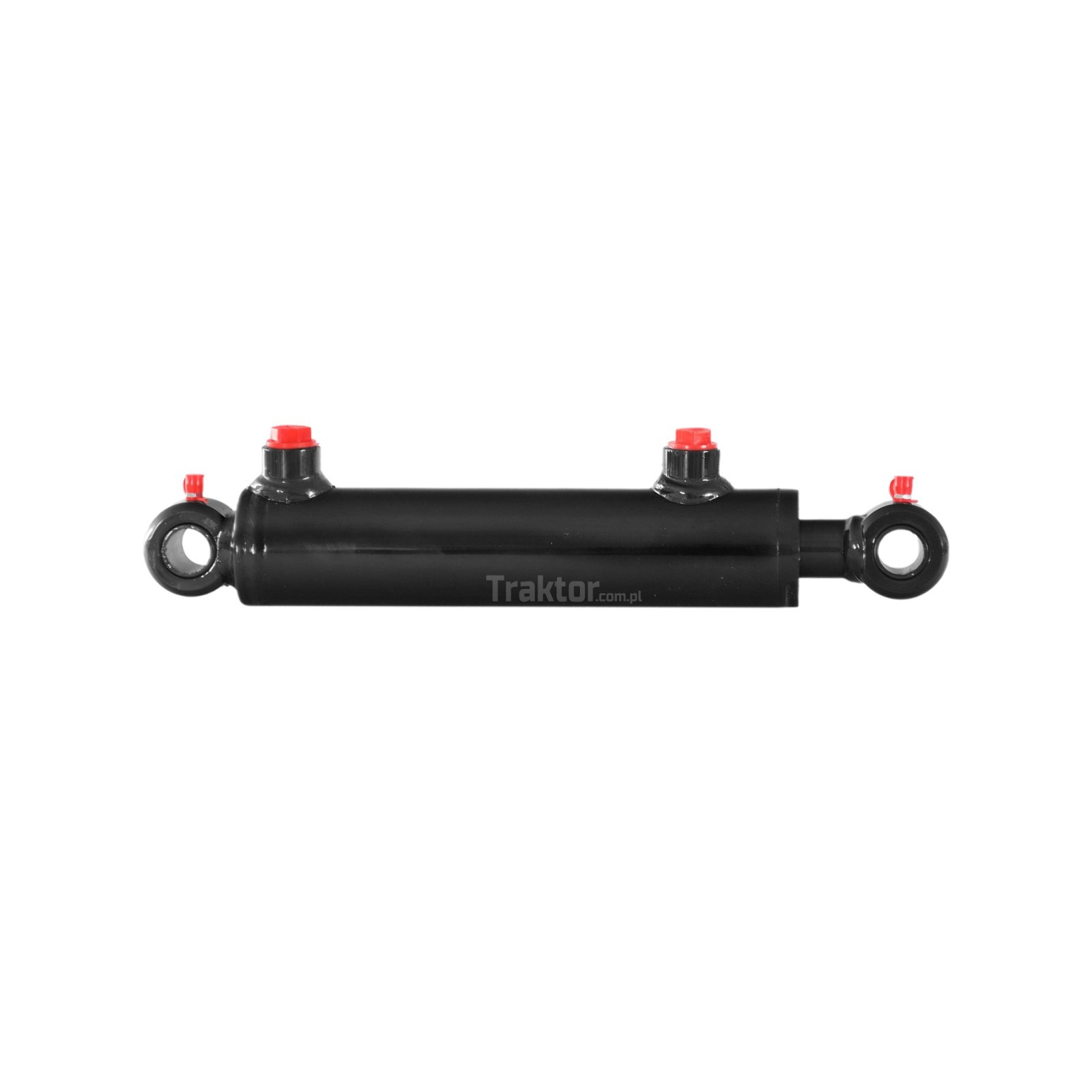 Double-acting hydraulic cylinder / 295 mm / HC2-135-295-25-50 - black