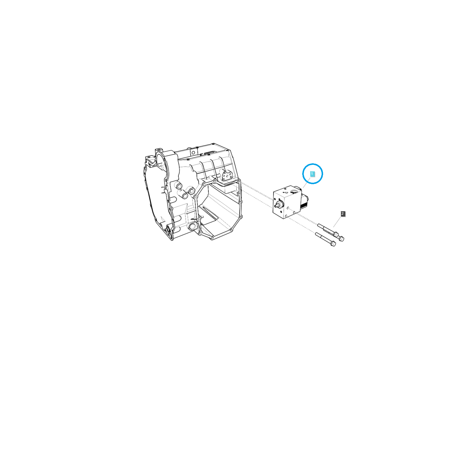 Jeu de soupapes pour prise de force / tracteur LS / n° 40354836