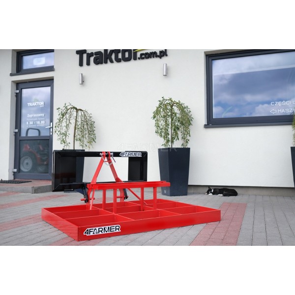 Grader, leveler, truss, leveler 140 cm with mounting frame TUR 4FARMER