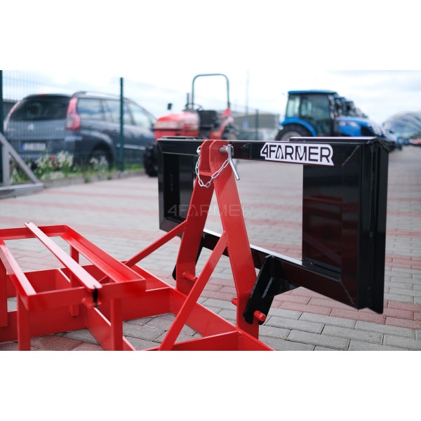 Niveleuse, niveleuse, ferme, raboteuse 140 cm avec cadre de montage TUR 4FARMER