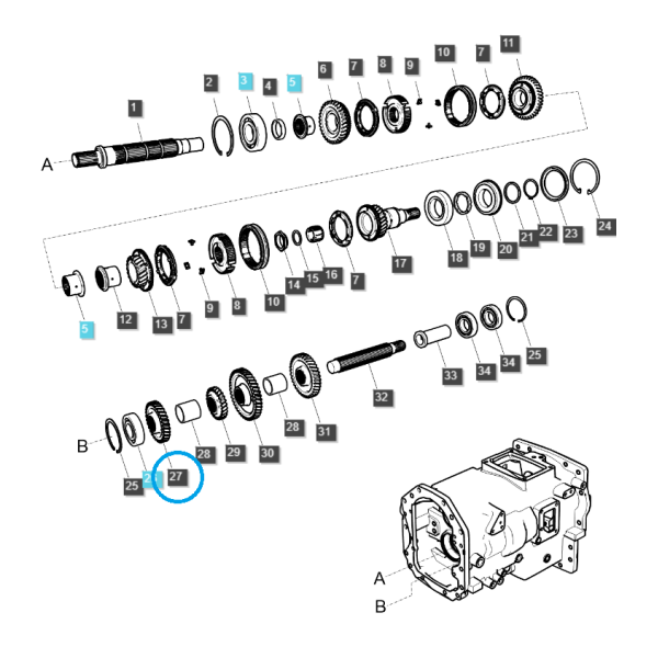 Dritter Gangmodus / TRG281 / Ls Traktor 40031337