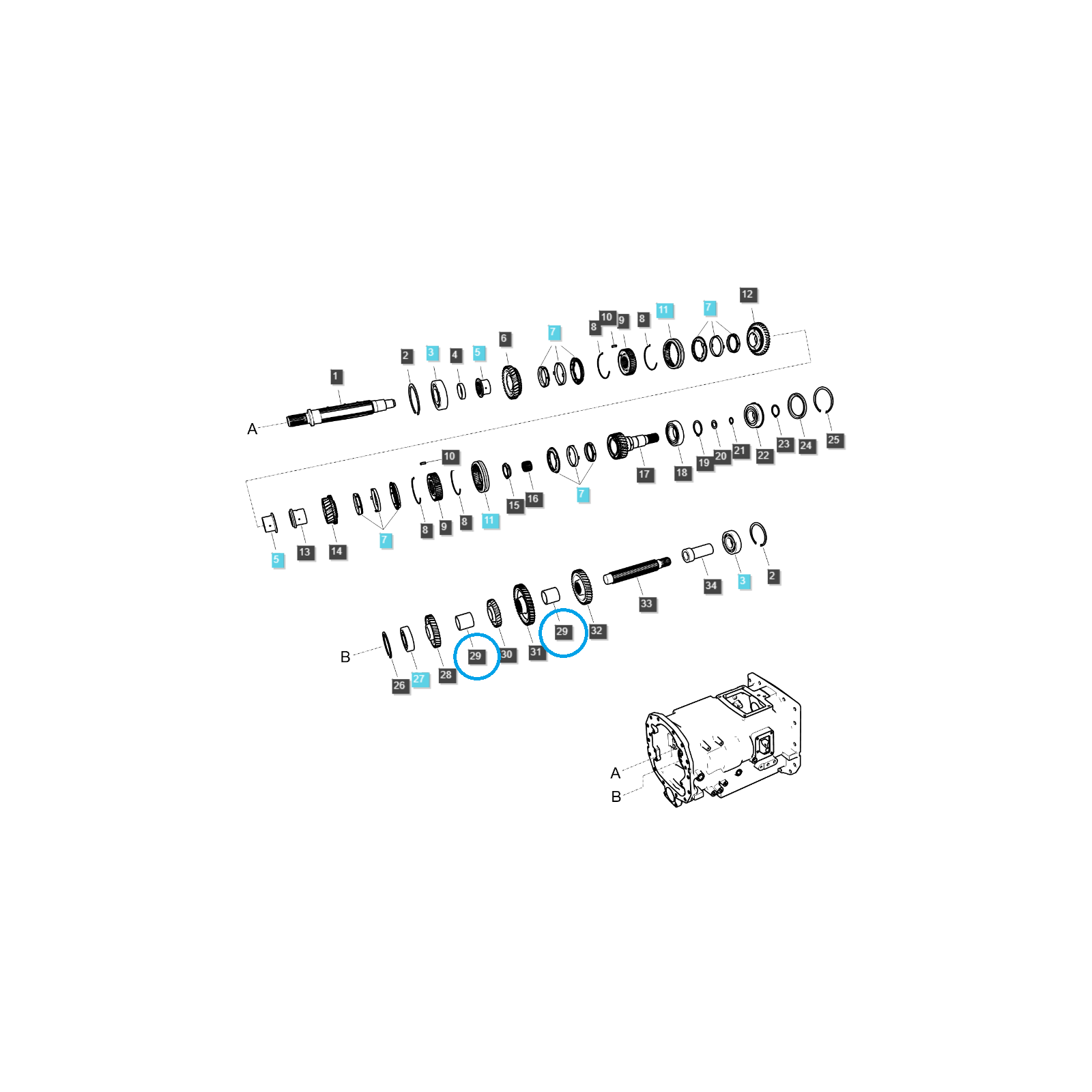 Dištančný / TRG281 / Ls Traktor 40031338
