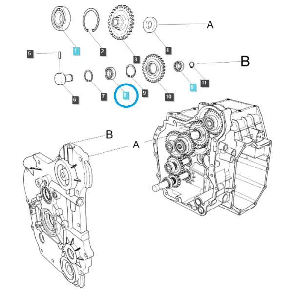 Kugellager 40 x 90 x 23 / 6308ZZ / A0863082 / Ls Traktor 40031616