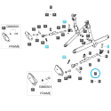 Chain, suspension tensioner, left three-point linkage / G896 / LS Tractor 40261128