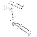 Pignon, engrenage conique 13T / TRG400 / LS Tracteur 40195029