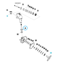 Pignon, engrenage conique 9T / TRG400 / LS Tracteur 40195031