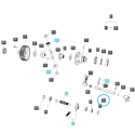 Hriadeľ uzávierky diferenciálu / TRG320 / Ls Traktor 40195611