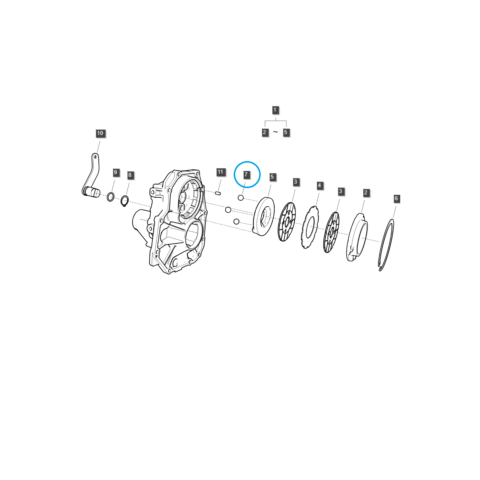 Bille d'acier / TRG650 / Tracteur LS / (A067A016) / N° 40198668