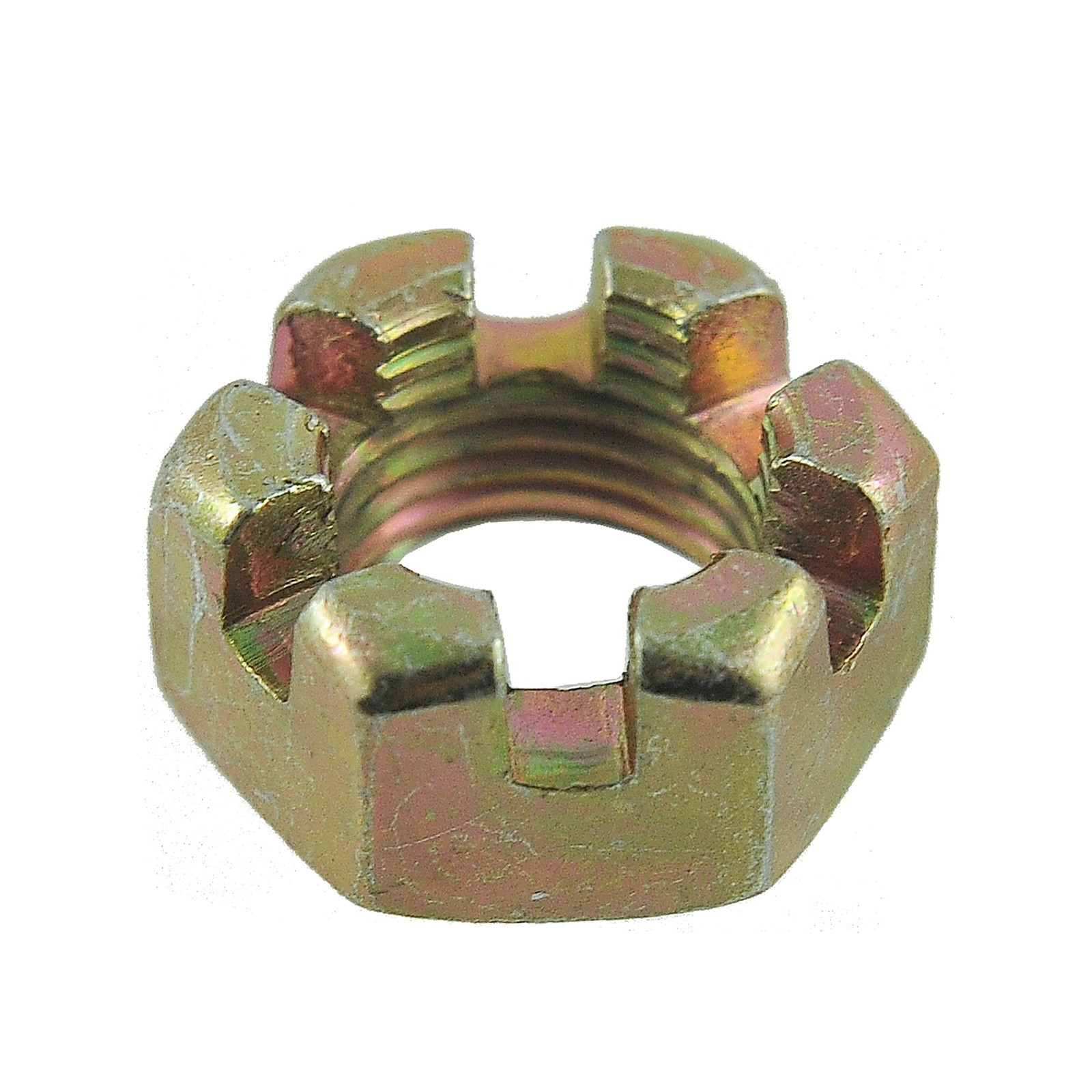 Nut, M12 x 1.25, 1703-135-002-00, Castle Nut