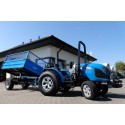Single-axle agricultural trailer 2.5T with tipper and mesh extensions 4FARMER
