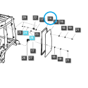 Tesnenie okna bočnej kabíny / TRG863 / LS Traktor / č. 40260519