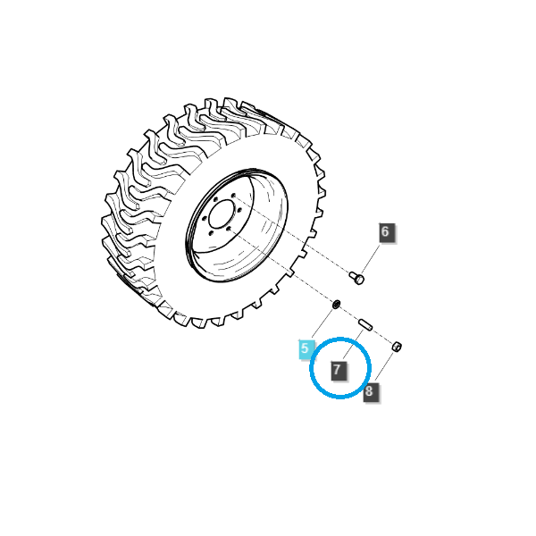 Čap, skrutka M12 x 1,25 x 25 / S167122527 / Ls Traktor 40404844