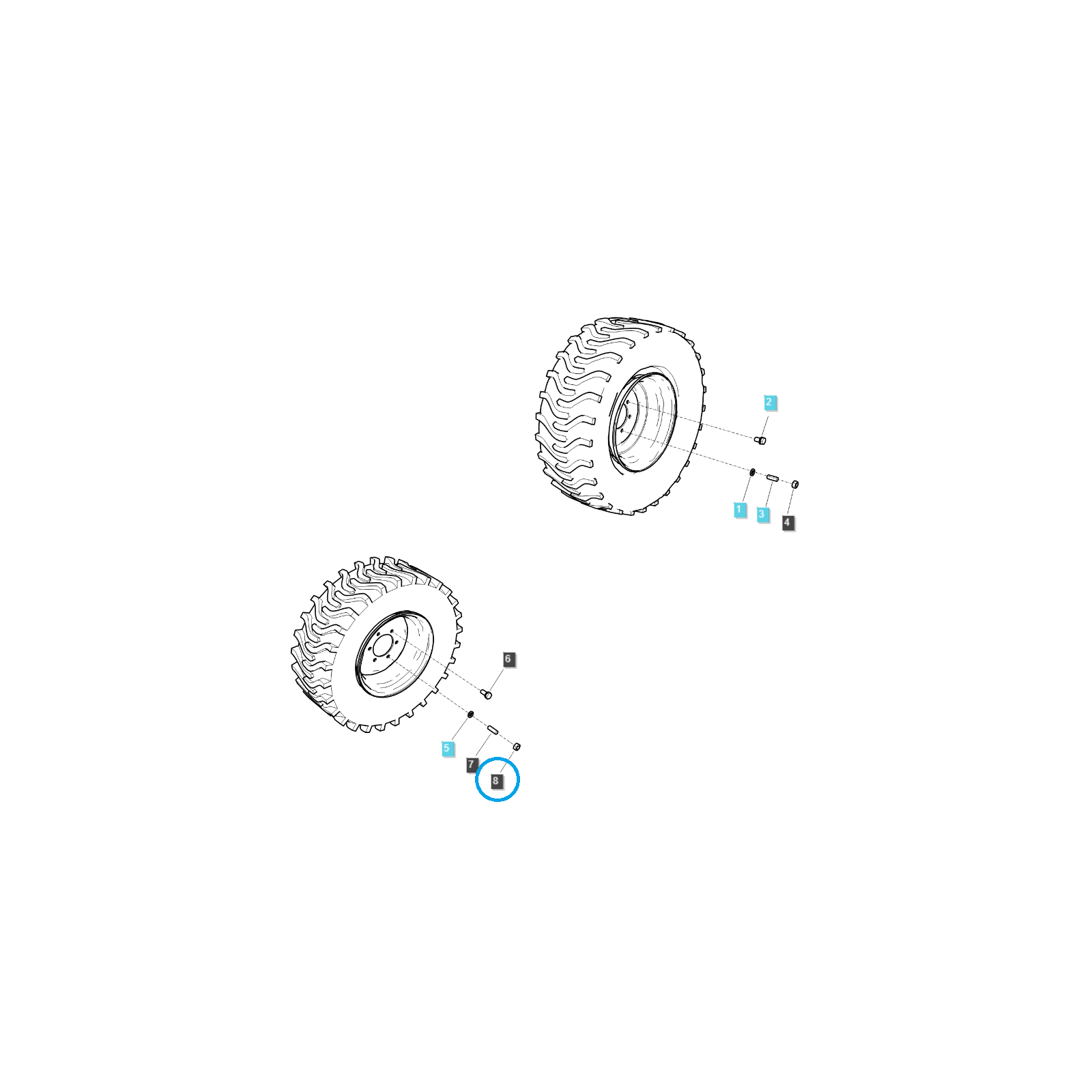 Matica M12 x 1,25 / S302120047 / Ls Traktor 40404847