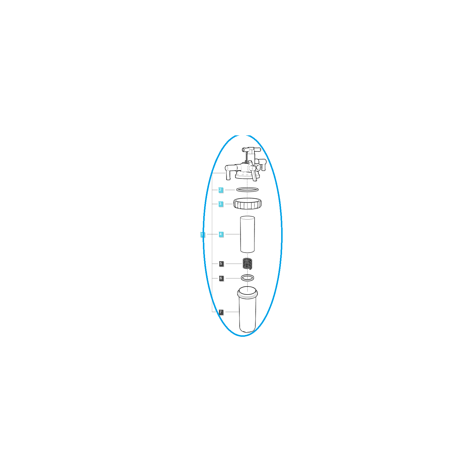 Hlavný palivový filter / TRG010 / Ls Traktor 40377208