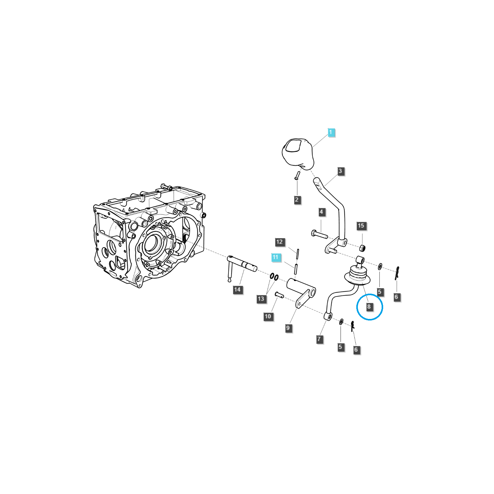 Staubschutzkappe für Schaltmanschette / TRG869 / LS Traktor / Nr. 40254280