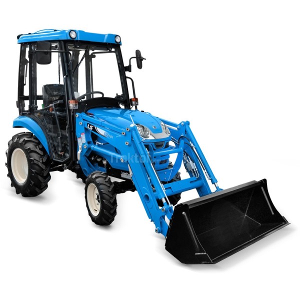 Tracteur LS XJ25 MEC avec cabine et chargeur frontal