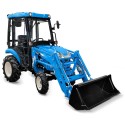 LS Traktor XJ25 MEC s kabinou a čelním nakladačem