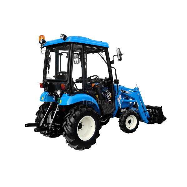 Tractor LS XJ25 MEC con cabina y cargador frontal