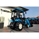 LS Traktor XJ25 MEC s kabinou a čelním nakladačem
