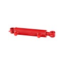 Double-acting hydraulic cylinder / 295 mm / HC2-135-295-25-50 - red