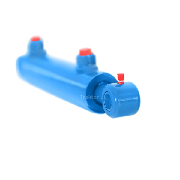 Siłownik hydrauliczny dwustronnego działania / 295 mm / HC2-135-295-25-50 - blue