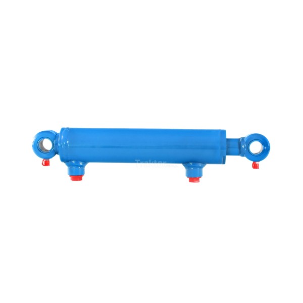 Double-acting hydraulic cylinder / 295 mm / HC2-135-295-25-50 - blue