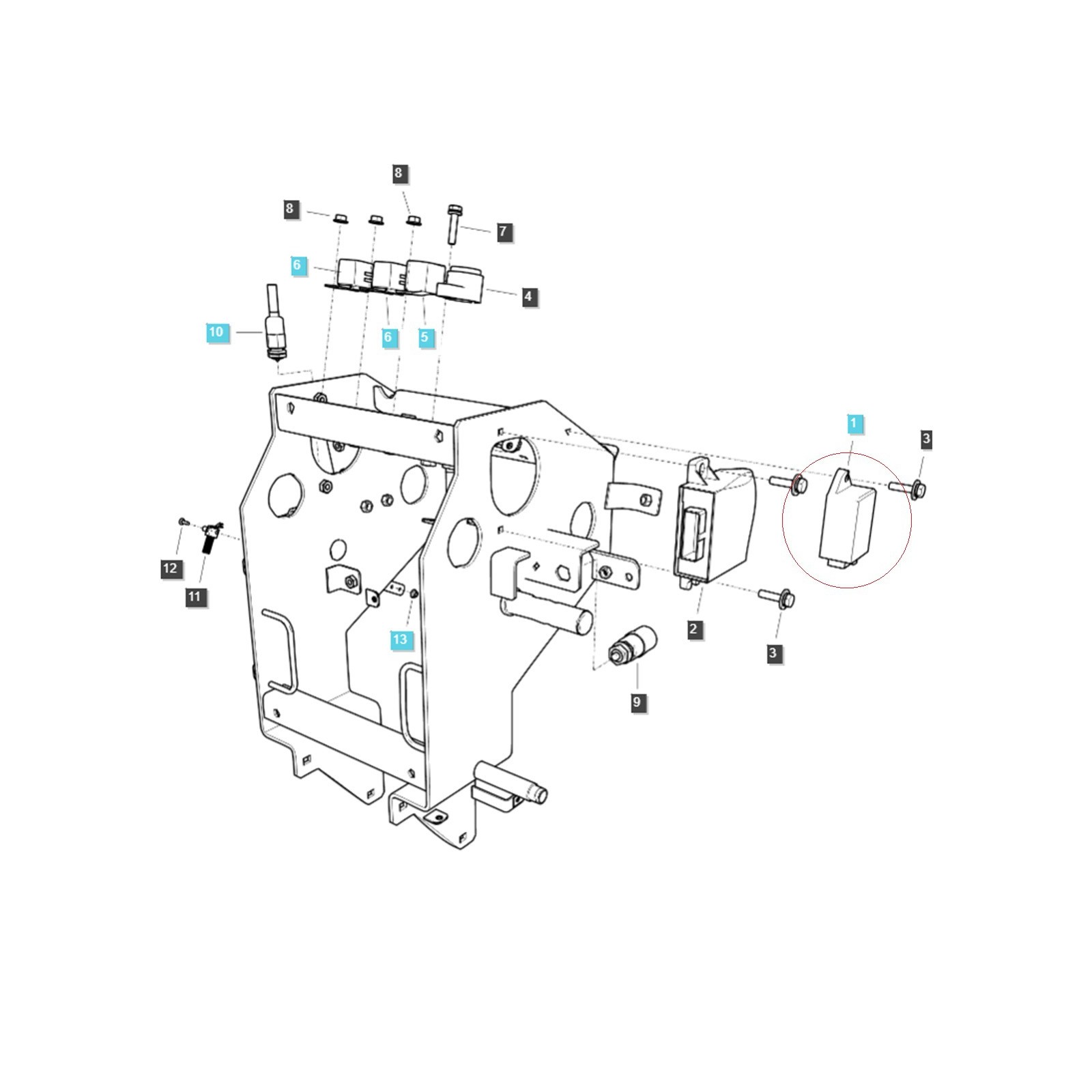 Turn signal relay / 110W / LS MT3.35 / LS MT3.40 / LS MT3.50 / LS MT3.60 / TRG750 / LS Tractor / no. 40261929