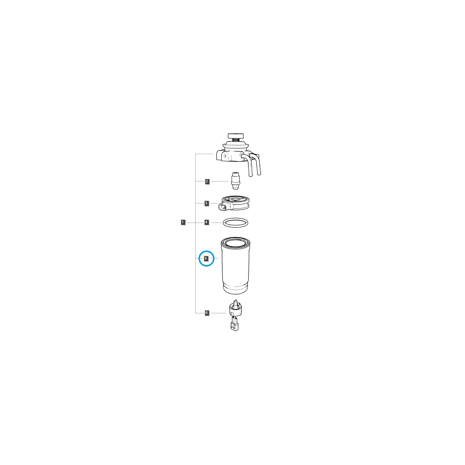 Kraftstoffvorfilter / EGQ125 / Ls Traktor 40295686