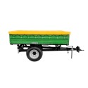 Single-axle agricultural trailer 2.5T with tipper + tarpaulin 4FARMER
