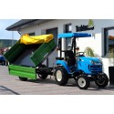 Single-axle agricultural trailer 2.5T with tipper + tarpaulin 4FARMER