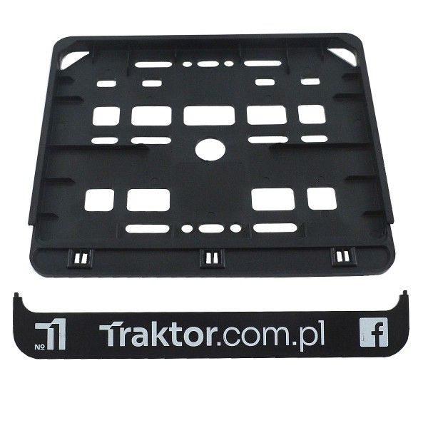 Marco para matrícula de 150 x 190 mm, bastidor de tractor