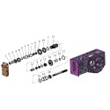Getriebemodus, 18 Zähne, Getriebewelle, 23 Zähne, BCA12C00860A1, VST Fieldtrac MT180, VST Fieldtrac MT224, VST Fieldtrac MT270,