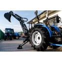 Tractor LS MT3.50 HST con cargador frontal LS y excavadora 4FARMER