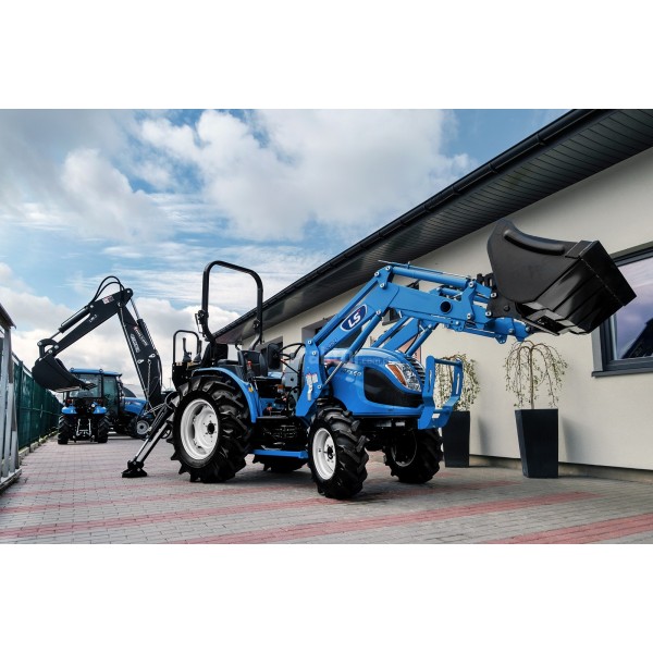 Tractor LS MT3.60 MEC con cargador frontal y excavadora