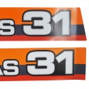 Nálepky na traktor Iseki Geas 31