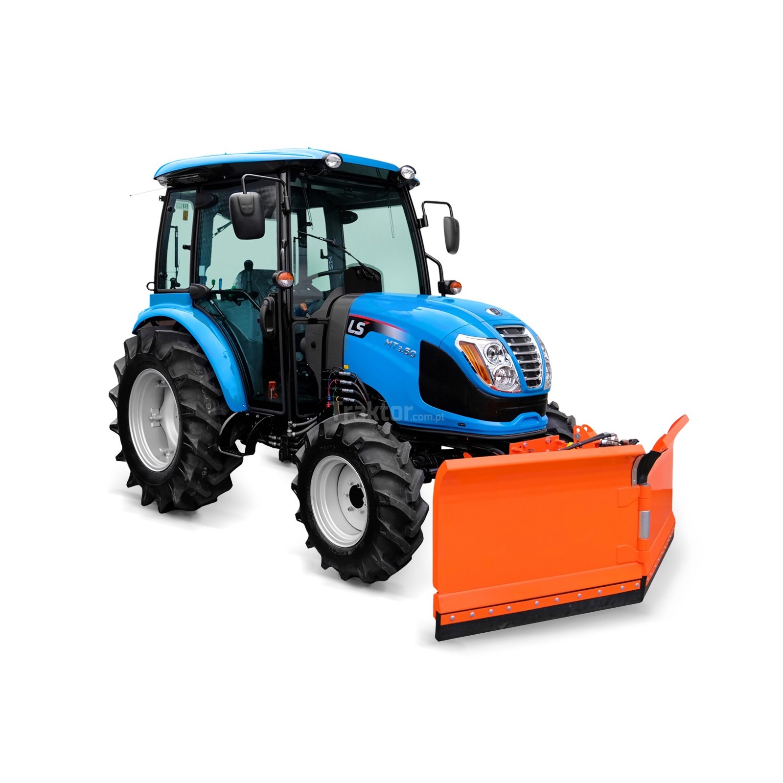 LS Tractor MT3.60 MEC con cabina y flecha quitanieves 200 cm