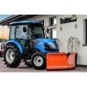 LS Traktor MT3.60 MEC s kabínou a šípovým snežným pluhom 200 cm