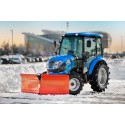 LS Tractor MT3.60 MEC with cabin and arrow snow plow 200 cm
