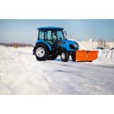 LS Traktor MT3.60 MEC s kabinou a šípovým sněhovým pluhem 200 cm