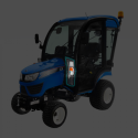 Sklo predného spodného okna kabíny / LS Tractor / LS MT1.25 / LS MT1.22
